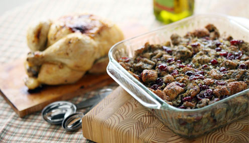 Nova Scotia Savory Cranberry Stuffing