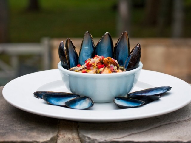 Lanes Mussel Salad