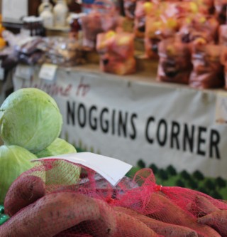 Noggins Corner Farmers Market Stand