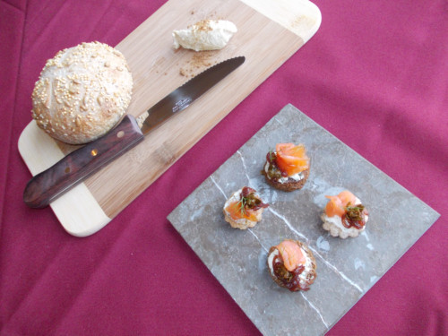 Sourdough bread and amuse bouche
