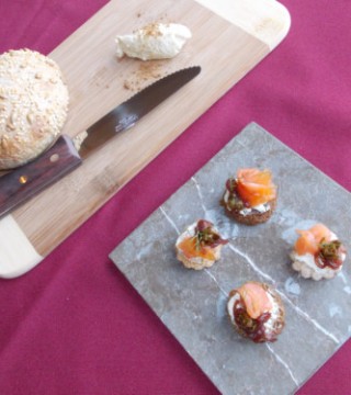Sourdough bread and amuse bouche