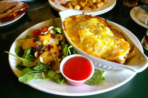 Seafood crepes