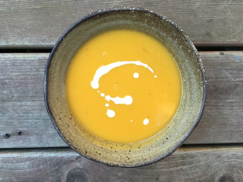 Photo of: honeycrisp apple and butternut squash soup Kilted Chef