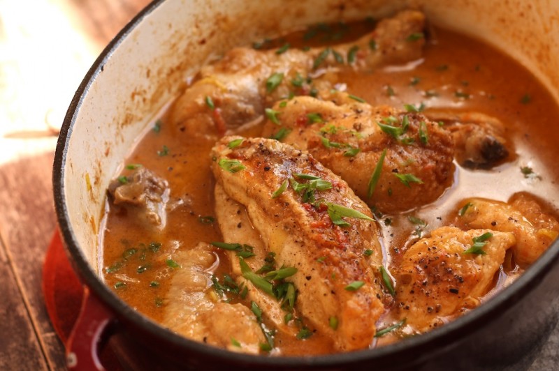Cider Braised Chicken