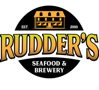 A photo of the logo for Rudder's Seafood Restaurant & Brewery