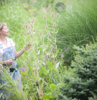 Photo of Beverly in the Garden