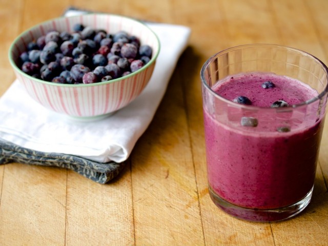 Wild Blueberry Smoothie