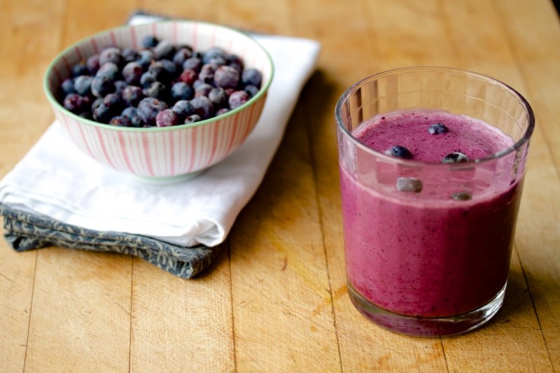 Wild Blueberry Smoothie