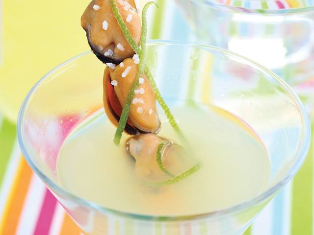 Photo of a Mussel Martini