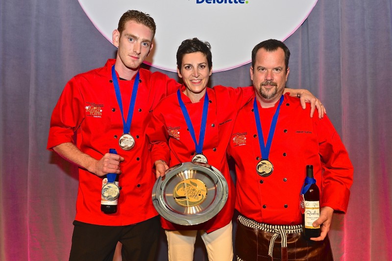 Photo of: Gold Medal Plates winning chefs