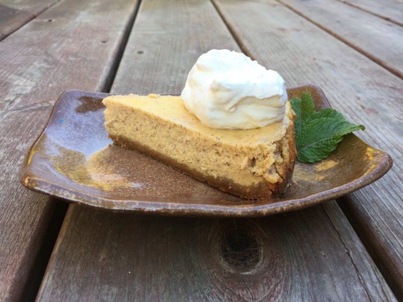 Photo of: McKelvies_ Pumpkin Ginger Cheesecake 