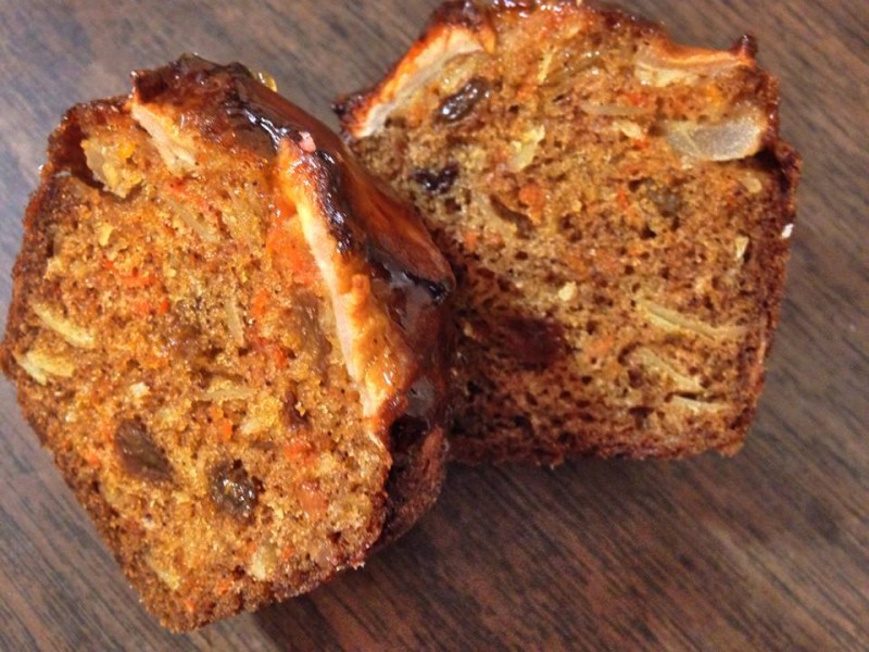 Morning Glory Muffins Inside