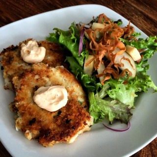 Photo of: The Port Pub Fish Cakes and House Salad 