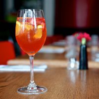 Sparkling Rhubarb Sangria (Morris East)