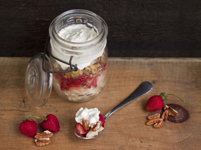 Photo of: Strawberry Parfait Photo by Jeff Cusick