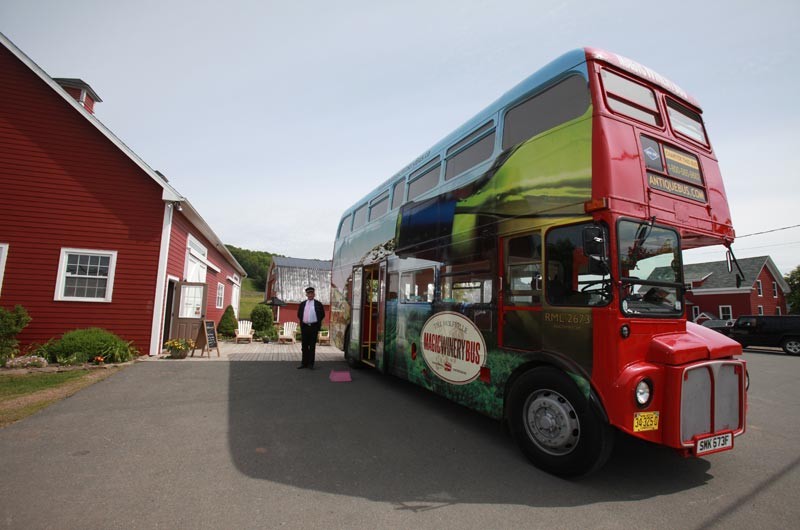 Photo of: Wolfville Magic Winery Bus