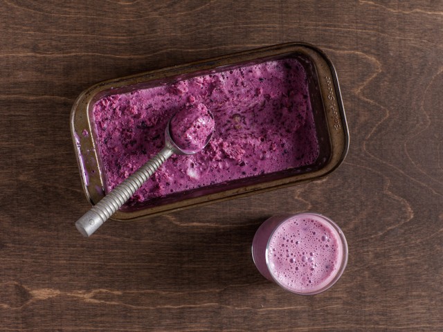 Photo of: Van Dyk's Wild Blueberry Smoothie and Frozen Dessert