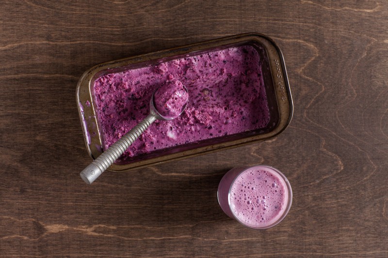 Photo of: Van Dyk's Wild Blueberry Smoothie and Frozen Dessert