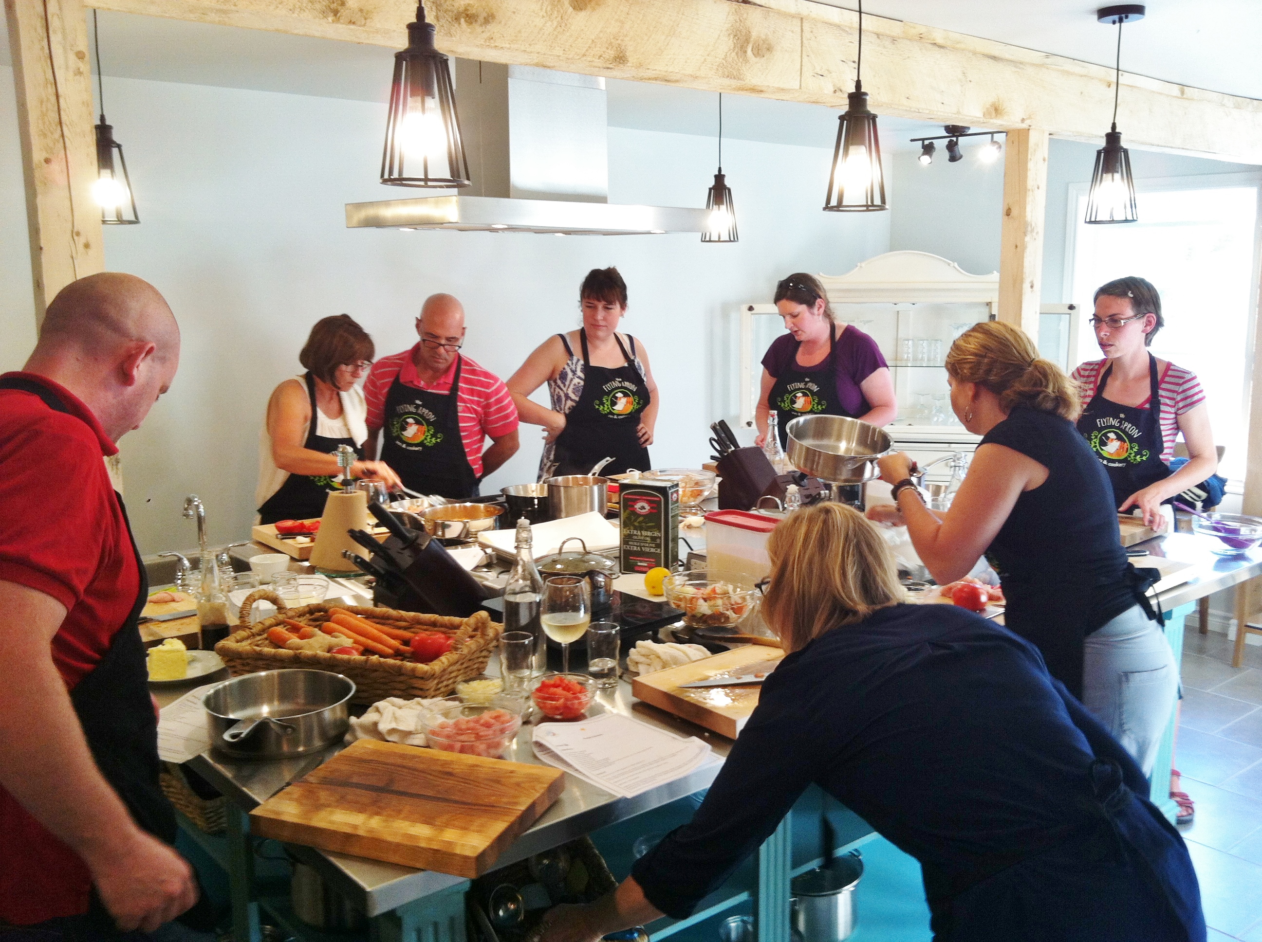 Photo of: Flying Apron Cooking Class