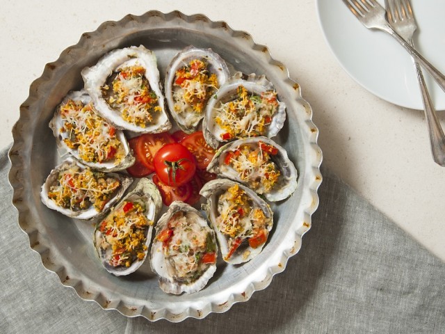 Nova Scotia Oysters Rockefeller