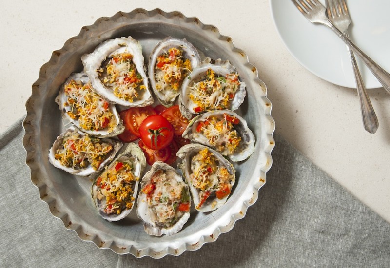Nova Scotia Oysters Rockefeller