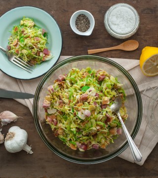 Brussel Sprout Chiffonade