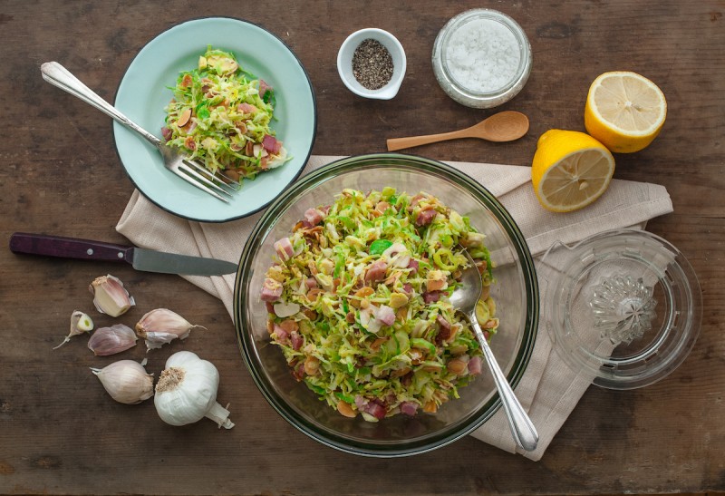 Brussels Sprout Chiffonade