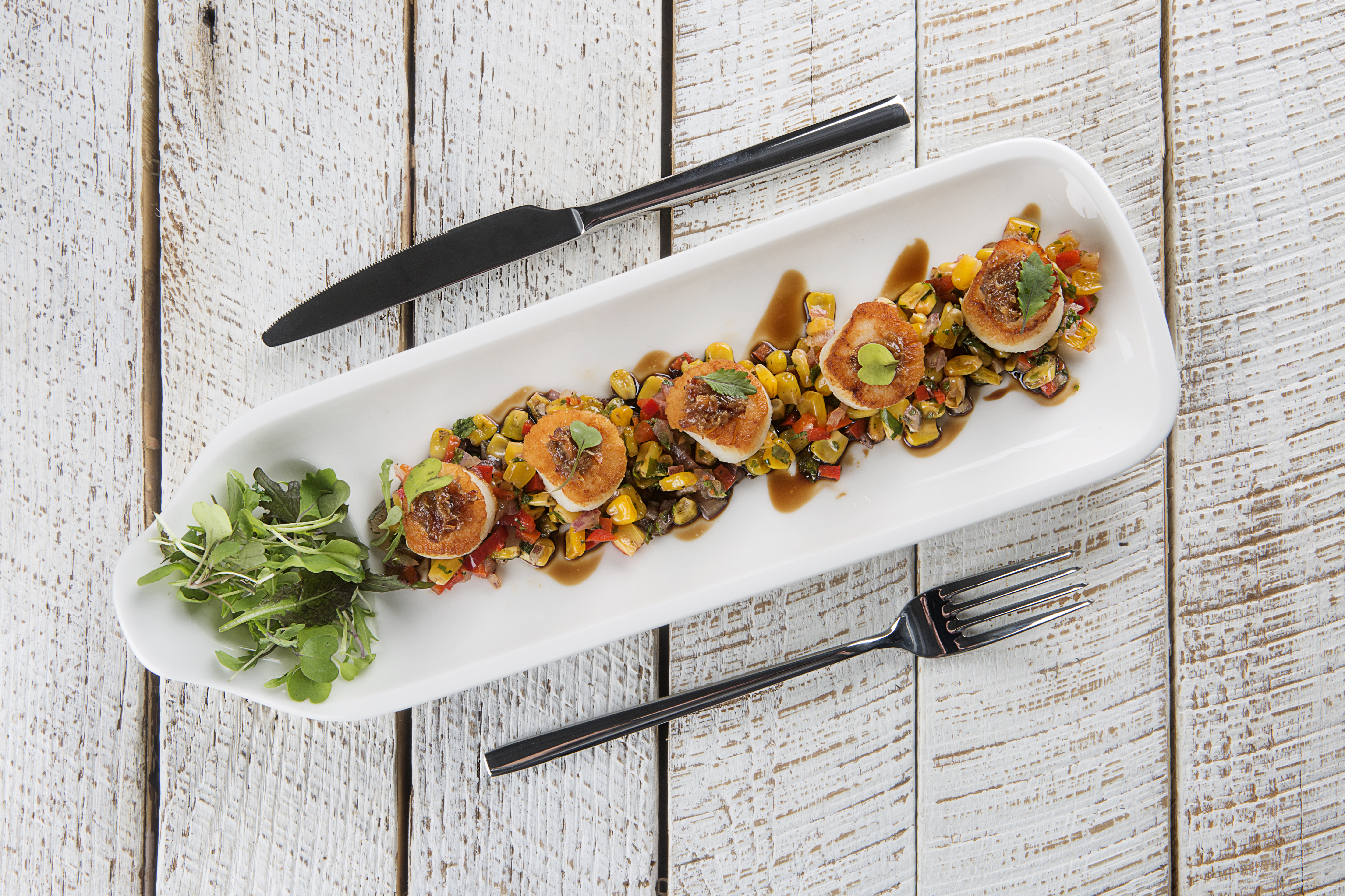 Seared Digby Scallops Seasons Atlantica