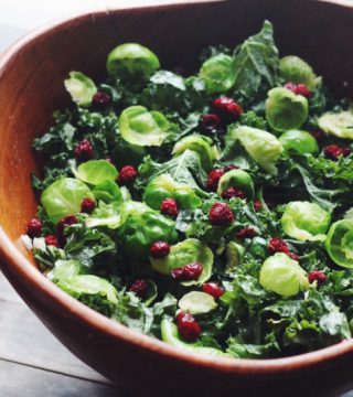 kale and cranberry salad