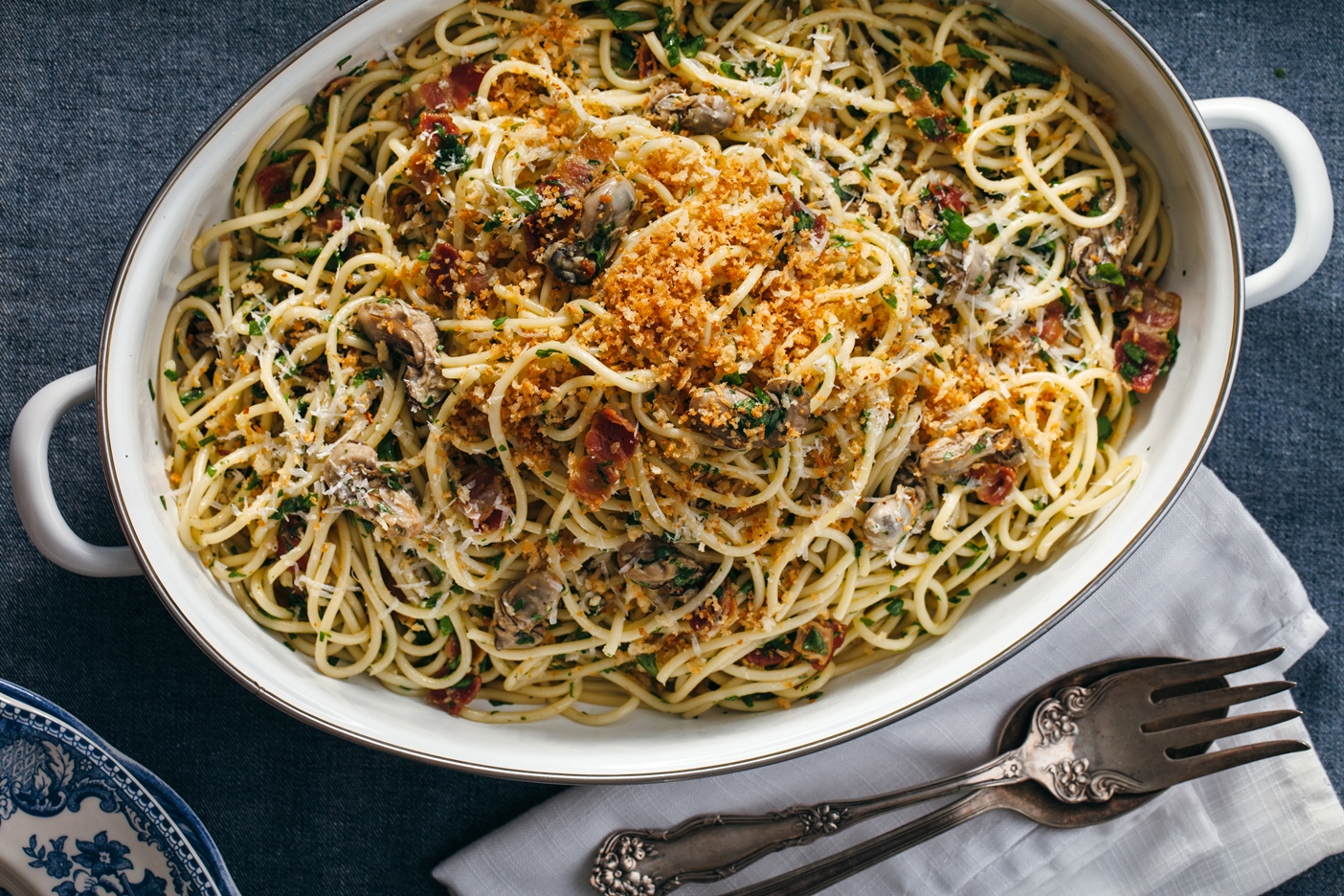 Oyster Rockefeller Spaghetti | Taste of Nova Scotia