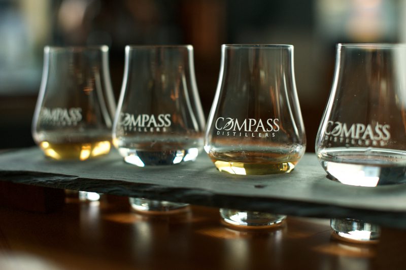 Compass Distillers flight