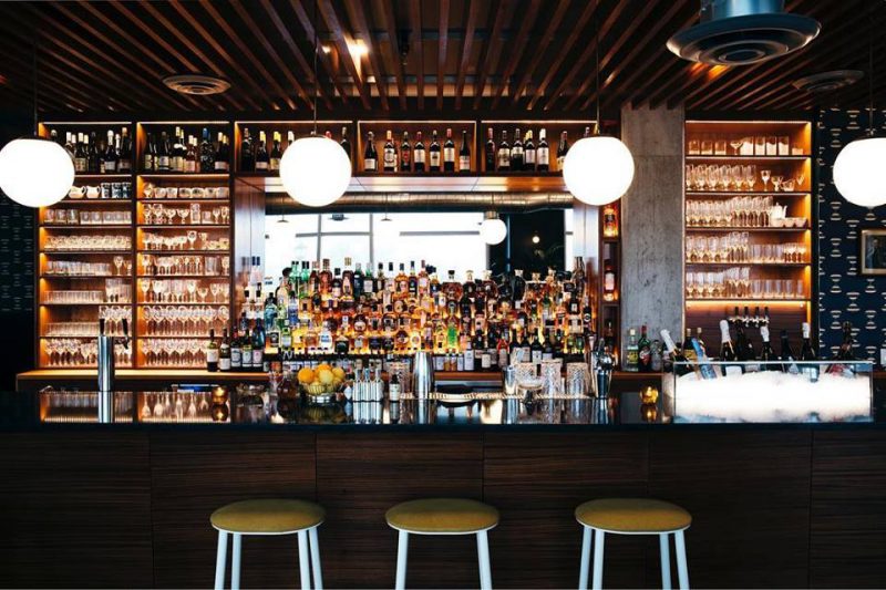 the bar at The Watch That Ends the Night