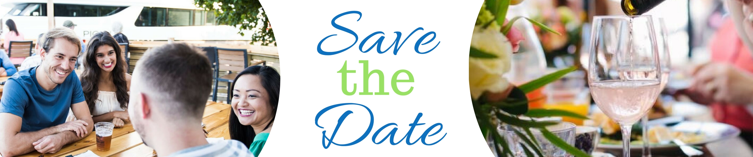 Save the date logo