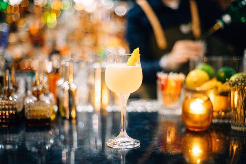 a drink at the watch that ends the night bar