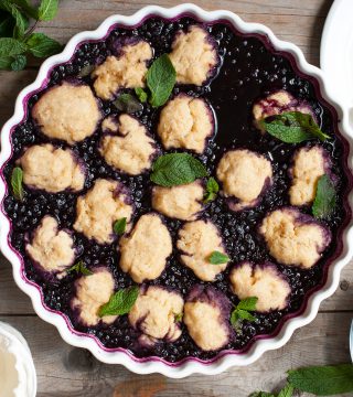 Cast Iron Blueberry Grunt for Blueberry Month by Jess Emin