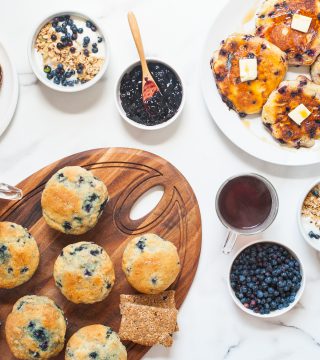 Taste of the Month Blueberry Theme Shot by Jess Emin