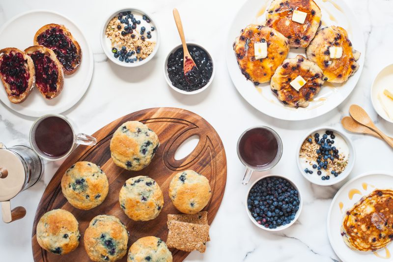 Taste of the Month Blueberry Theme Shot by Jess Emin