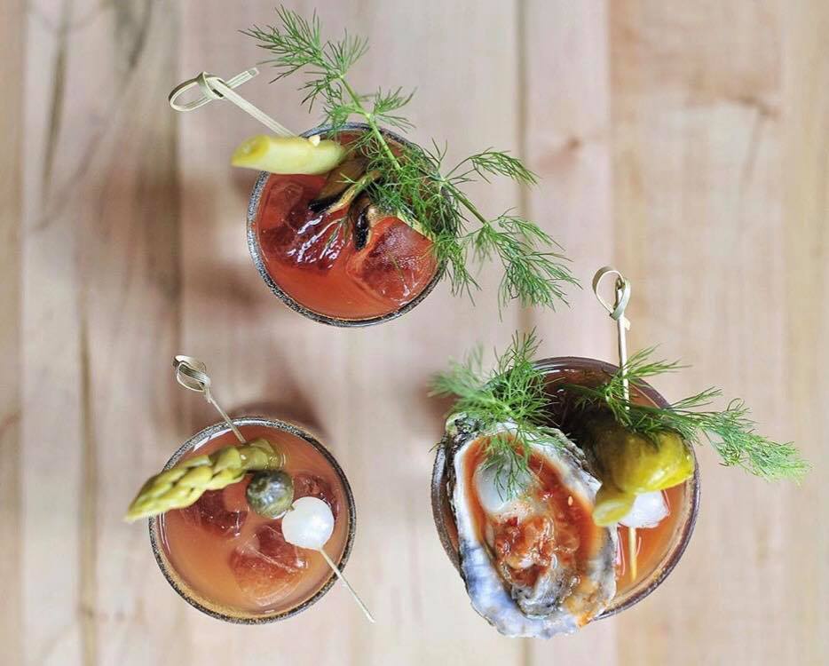 Three different Caesars at Compass Distillers
