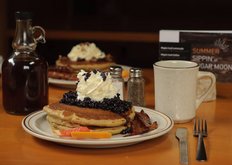 Blueberry Pancakes at sugar Moon Farm