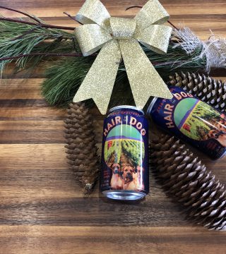 A holiday photo of Luckett Vineyards' Hair Of The Dog Wine Spritzer