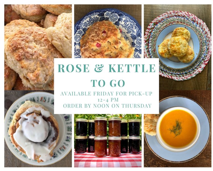 ad for rose and kettle online shop
