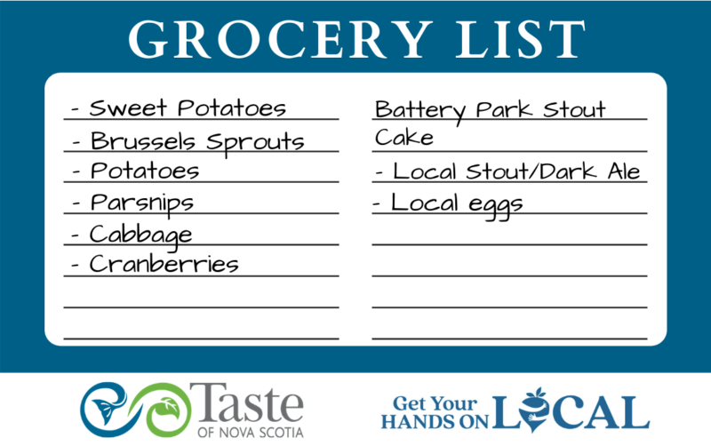 List of seasonal produce for the week of November 26