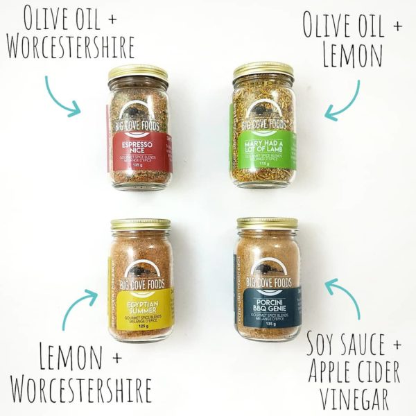 four spices from Big Cove Foods