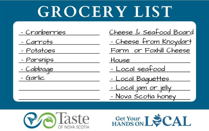Local grocery list of in season items for the week of December 3