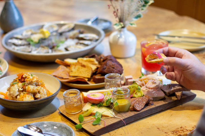 selection of food