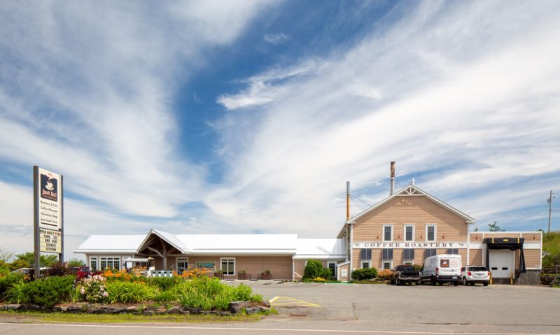 The front of the Just Us main building in Wolfville