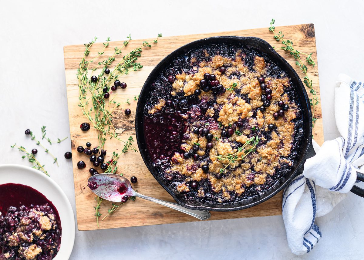Nova Scotia Wild Blueberry Crisp | Taste of Nova Scotia