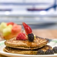 pancakes on a plate