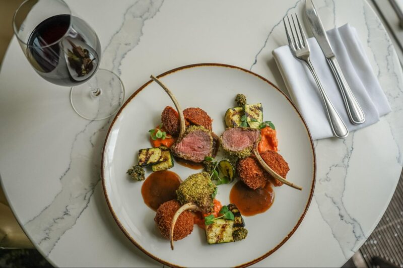 A photo of a plate of food at Seaport Social.