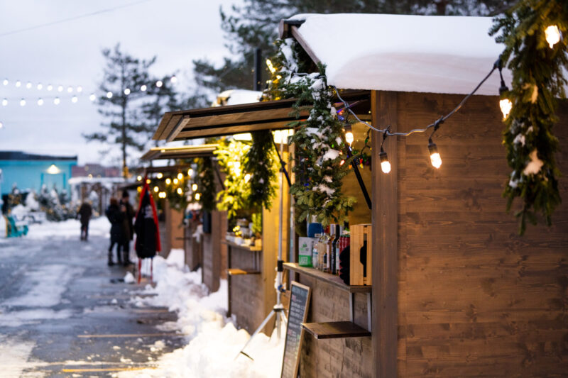 A booth at the Evergreen Market in Halifax